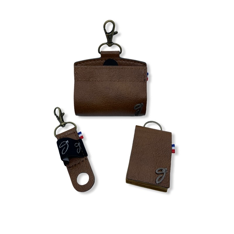 Combo 3 accessoires cuir standard - JsPatch Flyfishing