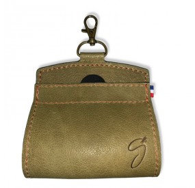 Patch coloris unis golden olive