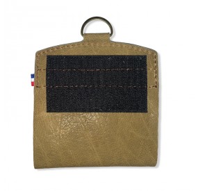 Patch coloris unis golden olive scratch au dos