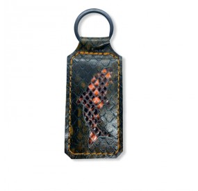 Porte clés bicolore cuir standard