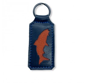 Porte clés bicolore cuir standard
