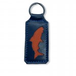 Porte clés bicolore cuir standard