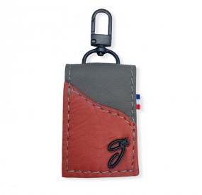 Drypatch bicolore gris et rouge brique  face avant