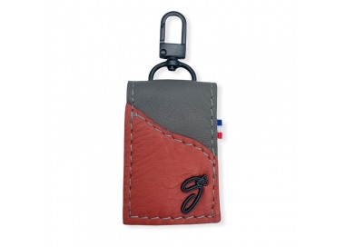 Drypatch bicolore gris et rouge brique  face avant