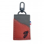 Drypatch bicolore gris et rouge brique  face avant