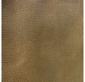 Cuir grainé marron olive