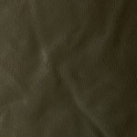 Cuir lisse olive foncé