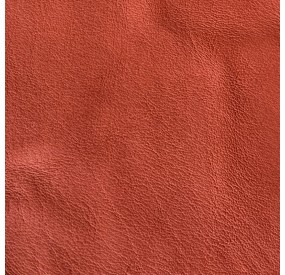 Cuir lisse rouge brique