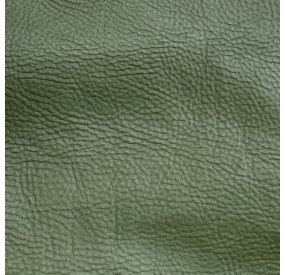 Cuir grain fin olive 