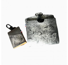 Combo 4en1 pour chestpack ventral + 1 drypatch cuir bicolore