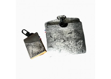 Combo 4en1 pour chestpack ventral + 1 drypatch cuir bicolore